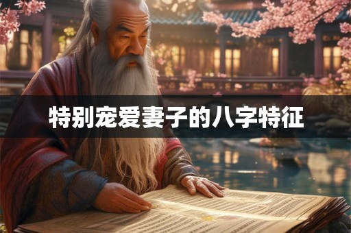 特别宠爱妻子的八字特征 特别宠爱妻子的八字特征