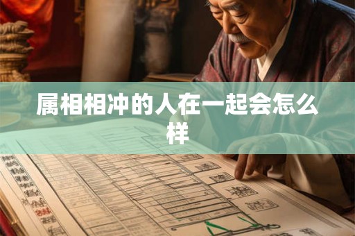 属相相冲的人在一起会怎么样 属相相冲的人在一起会怎么样