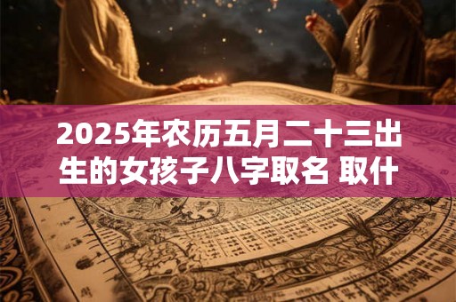 2025年农历五月二十三出生的女孩子八字取名 取什么名字比较好 2025年农历五月二十三出生的女孩子八字取名 取什么名字比较好