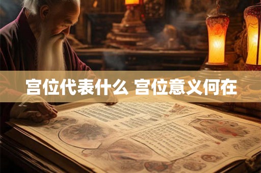 宫位代表什么 宫位意义何在 宫位代表什么 宫位意义何在
