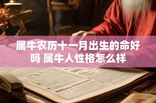 属牛农历十一月出生的命好吗 属牛人性格怎么样 属牛农历十一月出生的命好吗 属牛人性格怎么样