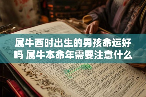属牛酉时出生的男孩命运好吗 属牛本命年需要注意什么 属牛酉时出生的男孩命运好吗 属牛本命年需要注意什么