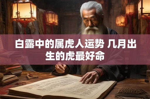 白露中的属虎人运势 几月出生的虎最好命 白露中的属虎人运势 几月出生的虎最好命