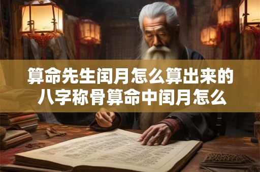 算命先生闰月怎么算出来的 八字称骨算命中闰月怎么计算 算命先生闰月怎么算出来的 八字称骨算命中闰月怎么计算