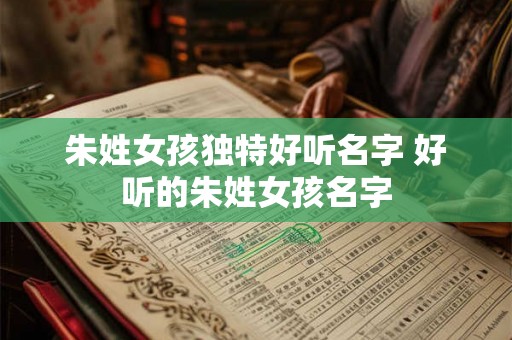 朱姓女孩独特好听名字 好听的朱姓女孩名字 朱姓女孩独特好听名字 好听的朱姓女孩名字