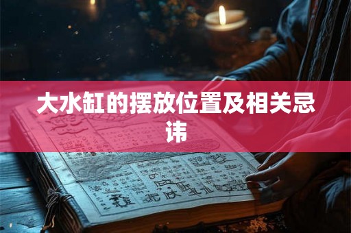 大水缸的摆放位置及相关忌讳 大水缸的摆放位置及相关忌讳