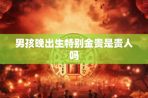 男孩晚出生特别金贵是贵人吗 男孩晚出生特别金贵是贵人吗