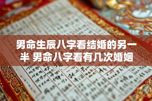 男命生辰八字看结婚的另一半 男命八字看有几次婚姻