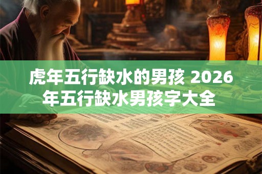 虎年五行缺水的男孩 2026年五行缺水男孩字大全 虎年五行缺水的男孩 2026年五行缺水男孩字大全