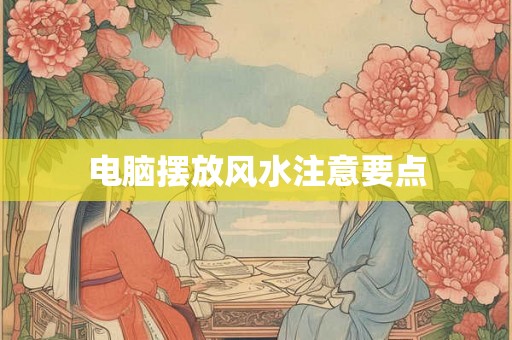 电脑摆放风水注意要点 电脑摆放风水注意要点