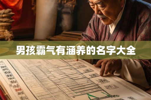 男孩霸气有涵养的名字大全 男孩霸气有涵养的名字大全
