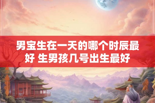 男宝生在一天的哪个时辰最好 生男孩几号出生最好 男宝生在一天的哪个时辰最好 生男孩几号出生最好