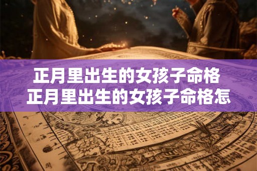 正月里出生的女孩子命格 正月里出生的女孩子命格怎么样 正月里出生的女孩子命格 正月里出生的女孩子命格怎么样