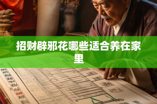 招财辟邪花哪些适合养在家里 招财辟邪花哪些适合养在家里