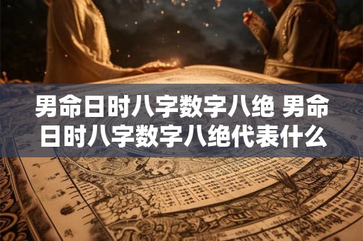 男命日时八字数字八绝 男命日时八字数字八绝代表什么