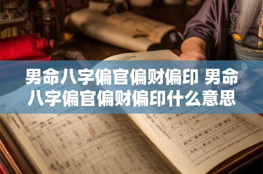 男命八字偏官偏财偏印 男命八字偏官偏财偏印什么意思