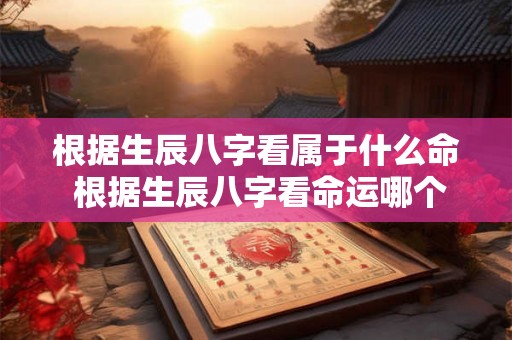 根据生辰八字看属于什么命 根据生辰八字看命运哪个最准