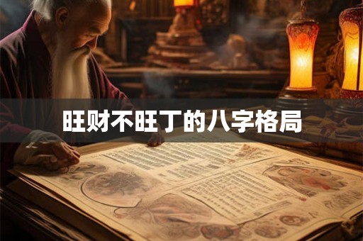 旺财不旺丁的八字格局