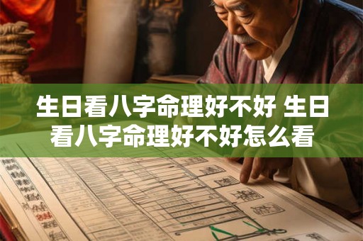 生日看八字命理好不好 生日看八字命理好不好怎么看