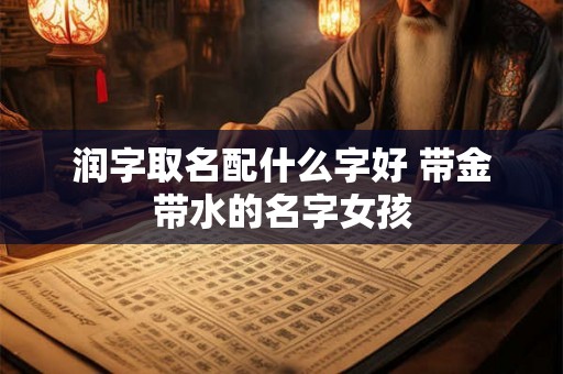 润字取名配什么字好 带金带水的名字女孩