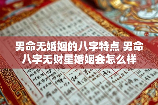 男命无婚姻的八字特点 男命八字无财星婚姻会怎么样 男命无婚姻的八字特点 男命八字无财星婚姻会怎么样