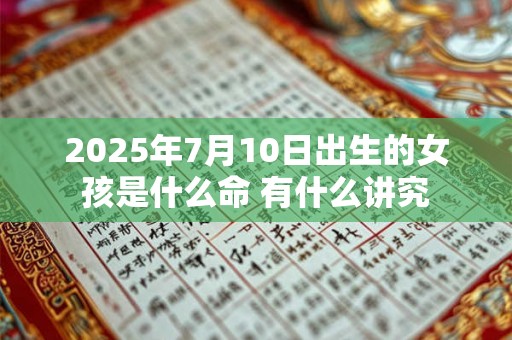 2025年7月10日出生的女孩是什么命 有什么讲究 2025年7月10日出生的女孩是什么命 有什么讲究