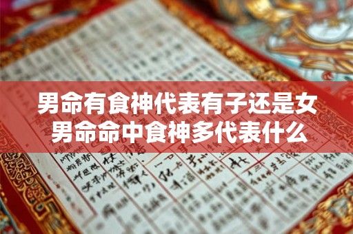 男命有食神代表有子还是女 男命命中食神多代表什么 男命有食神代表有子还是女 男命命中食神多代表什么