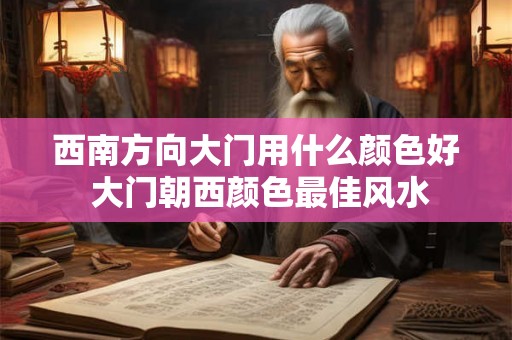 西南方向大门用什么颜色好 大门朝西颜色最佳风水