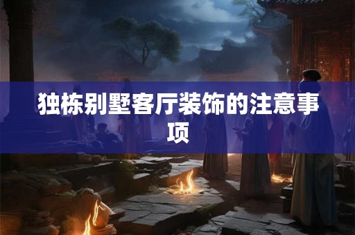 独栋别墅客厅装饰的注意事项 独栋别墅客厅装饰的注意事项
