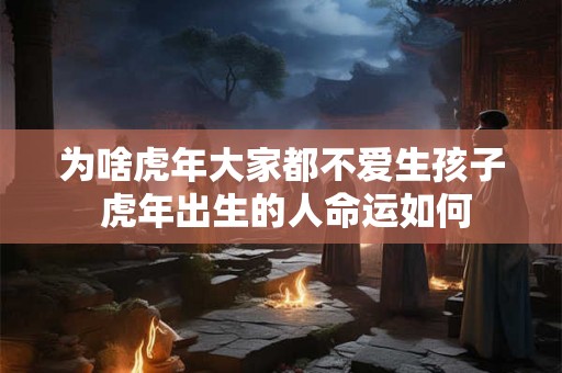 为啥虎年大家都不爱生孩子 虎年出生的人命运如何 为啥虎年大家都不爱生孩子 虎年出生的人命运如何