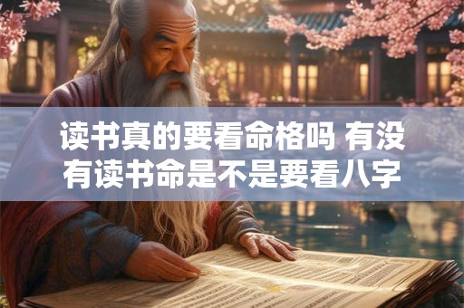 读书真的要看命格吗 有没有读书命是不是要看八字 读书真的要看命格吗 有没有读书命是不是要看八字