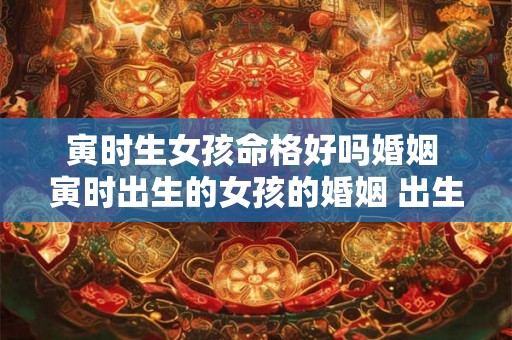 寅时生女孩命格好吗婚姻 寅时出生的女孩的婚姻 出生命运 寅时生女孩命格好吗婚姻 寅时出生的女孩的婚姻 出生命运