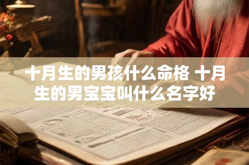 十月生的男孩什么命格 十月生的男宝宝叫什么名字好 十月生的男孩什么命格 十月生的男宝宝叫什么名字好