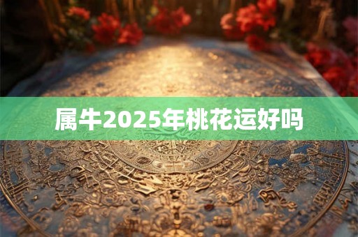 属牛2025年桃花运好吗 属牛2025年桃花运好吗