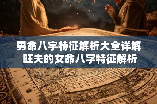 男命八字特征解析大全详解 旺夫的女命八字特征解析 男命八字特征解析大全详解 旺夫的女命八字特征解析