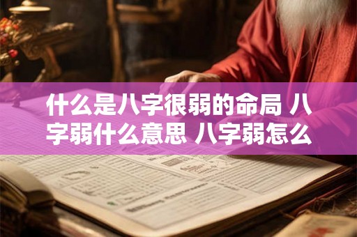 什么是八字很弱的命局 八字弱什么意思 八字弱怎么办 什么是八字很弱的命局 八字弱什么意思 八字弱怎么办