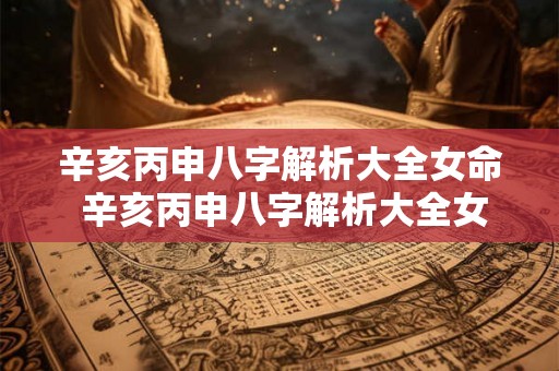 辛亥丙申八字解析大全女命 辛亥丙申八字解析大全女命婚姻 辛亥丙申八字解析大全女命 辛亥丙申八字解析大全女命婚姻