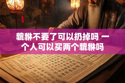 貔貅不要了可以扔掉吗 一个人可以买两个貔貅吗 貔貅不要了可以扔掉吗 一个人可以买两个貔貅吗