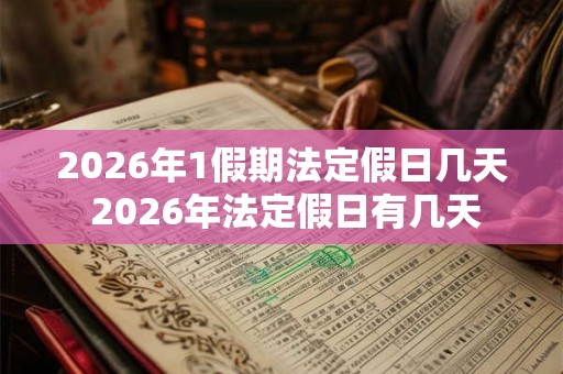 2026年1假期法定假日几天 2026年法定假日有几天 2026年1假期法定假日几天 2026年法定假日有几天