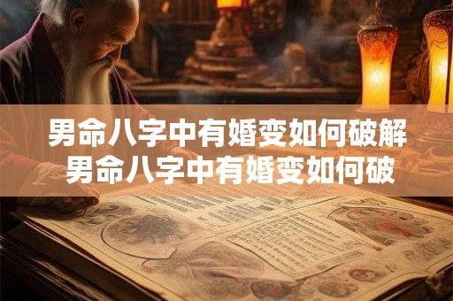 男命八字中有婚变如何破解 男命八字中有婚变如何破解婚姻 男命八字中有婚变如何破解 男命八字中有婚变如何破解婚姻