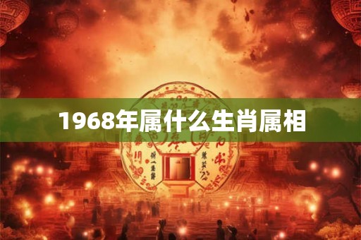 1968年属什么生肖属相 1968年属什么生肖属相