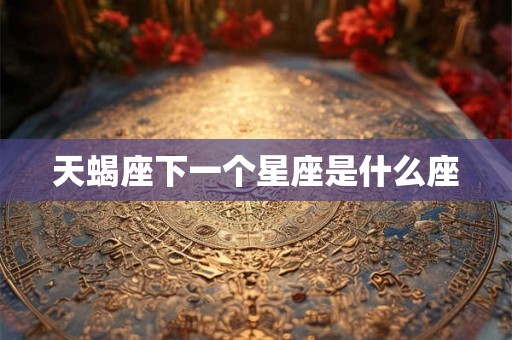 天蝎座下一个星座是什么座
