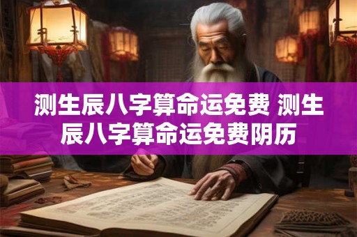 测生辰八字算命运免费 测生辰八字算命运免费阴历 测生辰八字算命运免费 测生辰八字算命运免费阴历