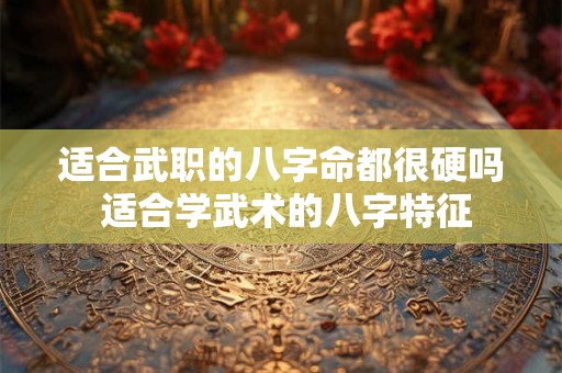 适合武职的八字命都很硬吗 适合学武术的八字特征
