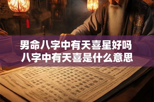 男命八字中有天喜星好吗 八字中有天喜是什么意思 男命八字中有天喜星好吗 八字中有天喜是什么意思