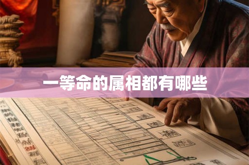 一等命的属相都有哪些 一等命的属相都有哪些