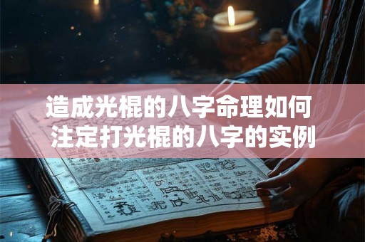 造成光棍的八字命理如何 注定打光棍的八字的实例 造成光棍的八字命理如何 注定打光棍的八字的实例