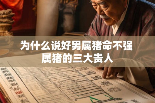 为什么说好男属猪命不强 属猪的三大贵人 为什么说好男属猪命不强 属猪的三大贵人