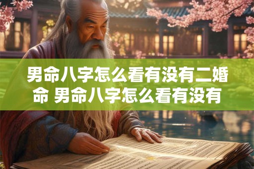 男命八字怎么看有没有二婚命 男命八字怎么看有没有二婚命运 男命八字怎么看有没有二婚命 男命八字怎么看有没有二婚命运