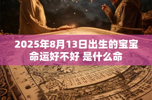 2025年8月13日出生的宝宝命运好不好 是什么命 2025年8月13日出生的宝宝命运好不好 是什么命